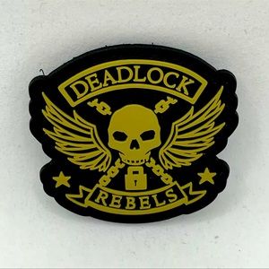 Overwatch Ashe Deadlock Rebels Backpack Badge